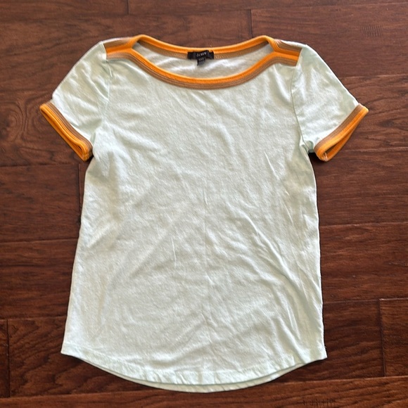 J. Crew Tops - J Crew Retro Style Ringer Tee XXS